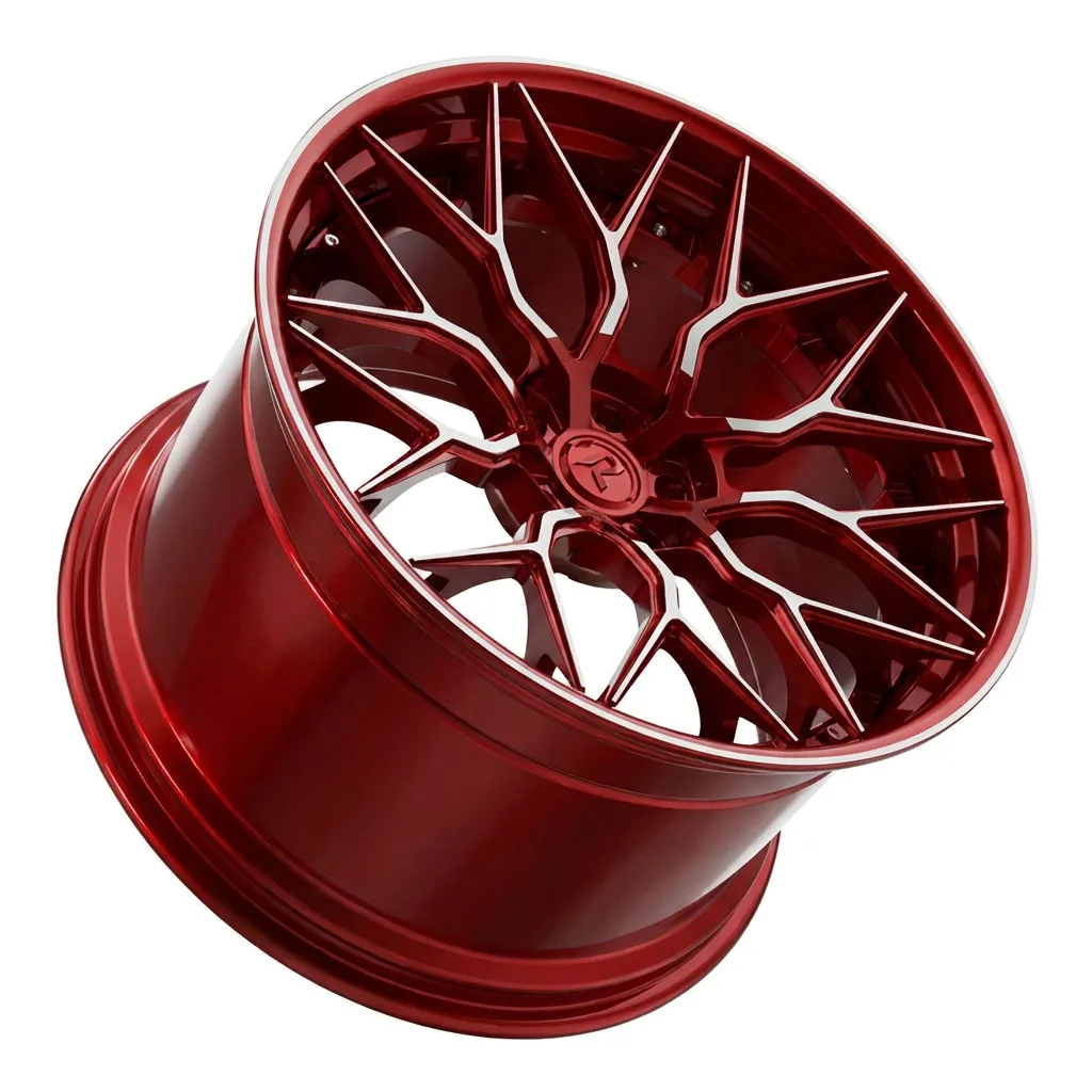RZR I forged wheel — Candy Red
