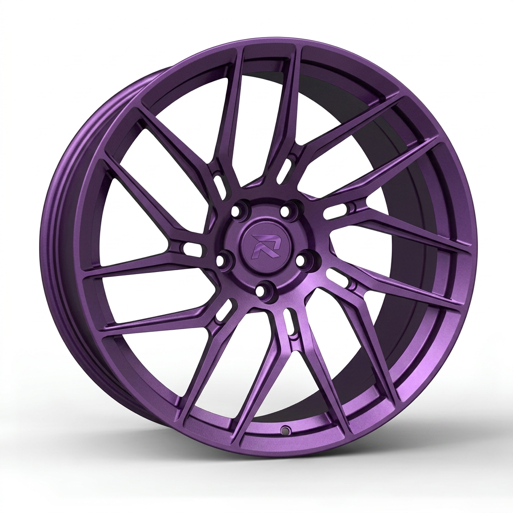 RZR CLXIII forged wheel — Satin Purple Metallic