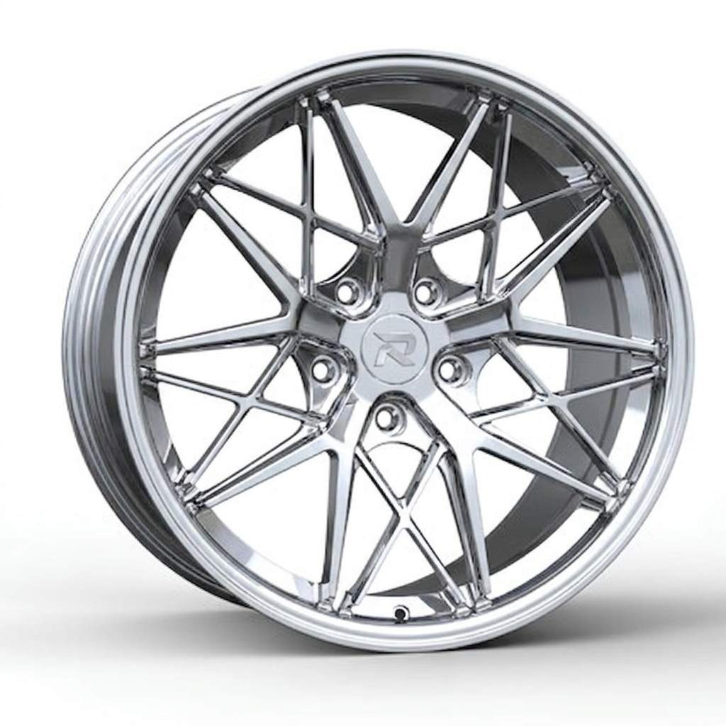 RZR CLXXIII forged wheel — Full Polished Chrome
