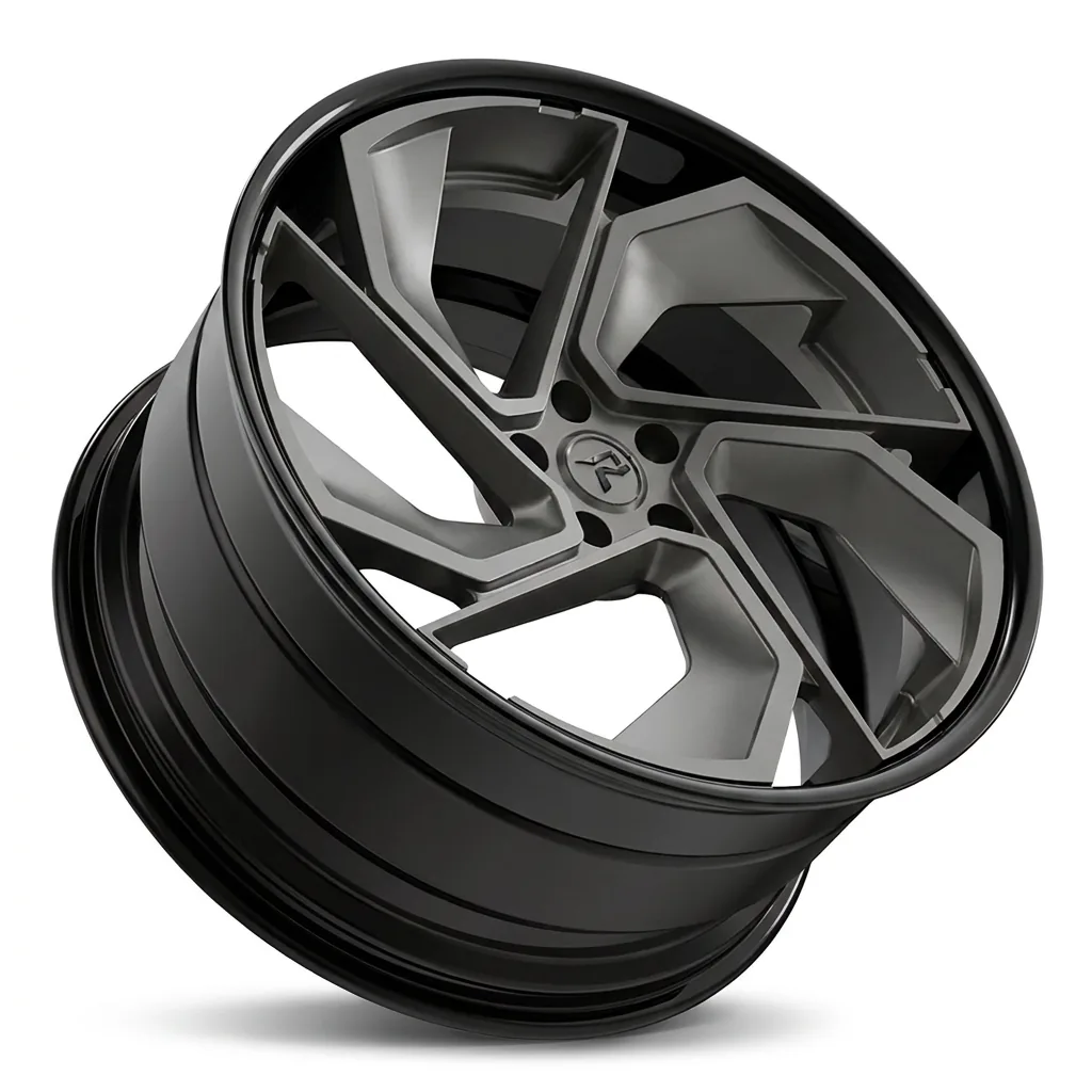 RZR X forged wheel — Dark Graphite / Gloss Black