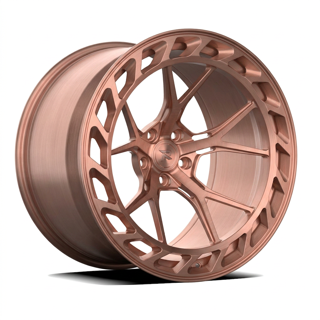 RZR CLXXXV forged wheel — Brushed Rose Gold