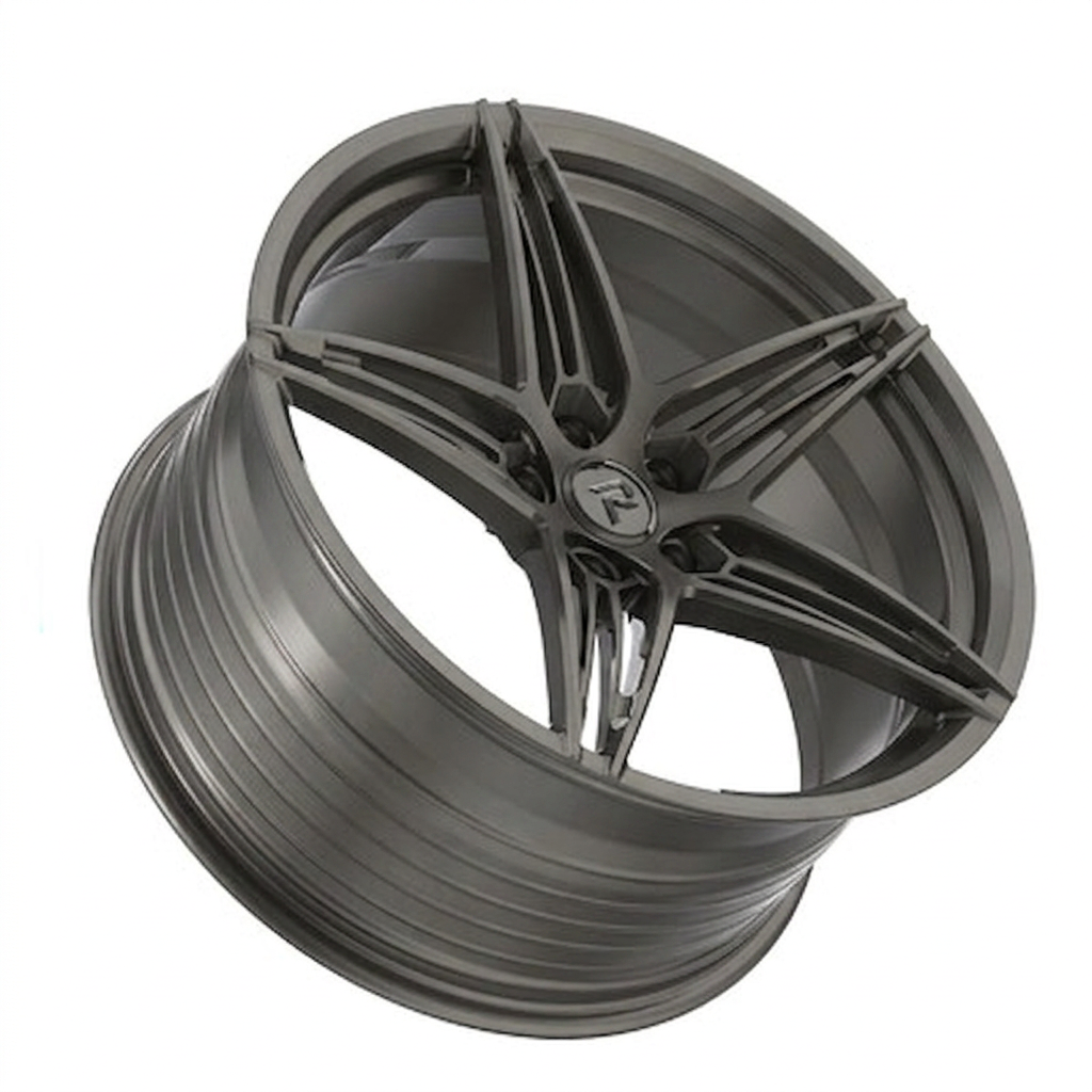 RZR LXXX forged wheel — Satin Titanium Grey