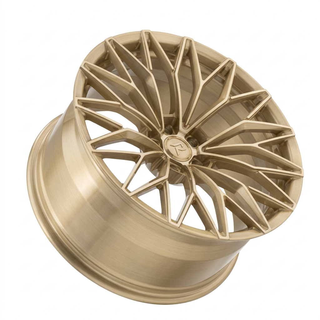 RZR LXXIX forged wheel — Brushed Champagne Gold