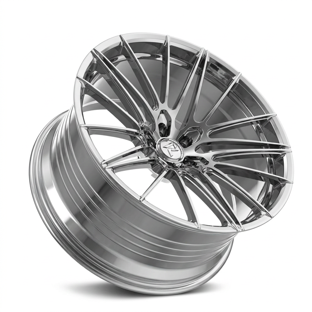 RZR LXXIII forged wheel — Full Polished Chrome