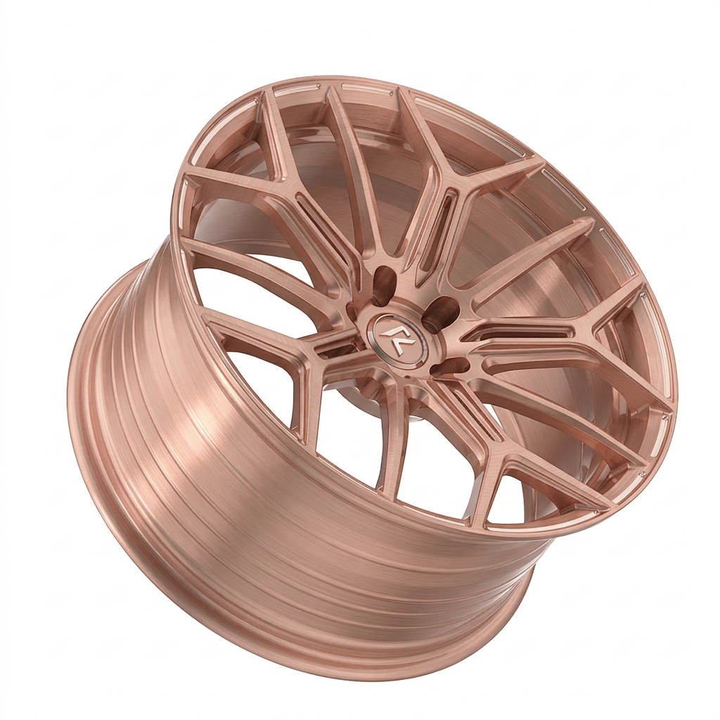 RZR LXXXVI forged wheel — Brushed Rose Gold