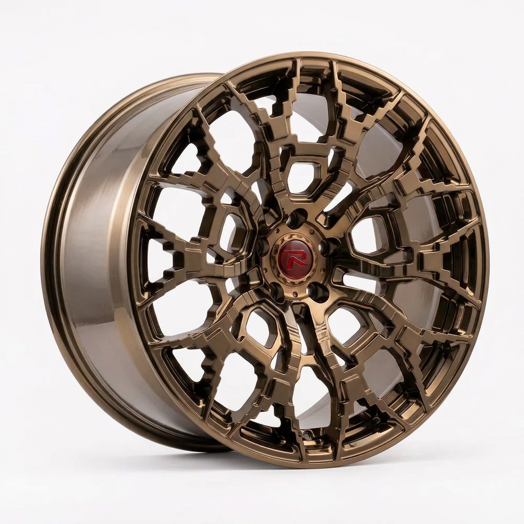 RZR XLIX forged wheel — Tinted Bronze Chrome