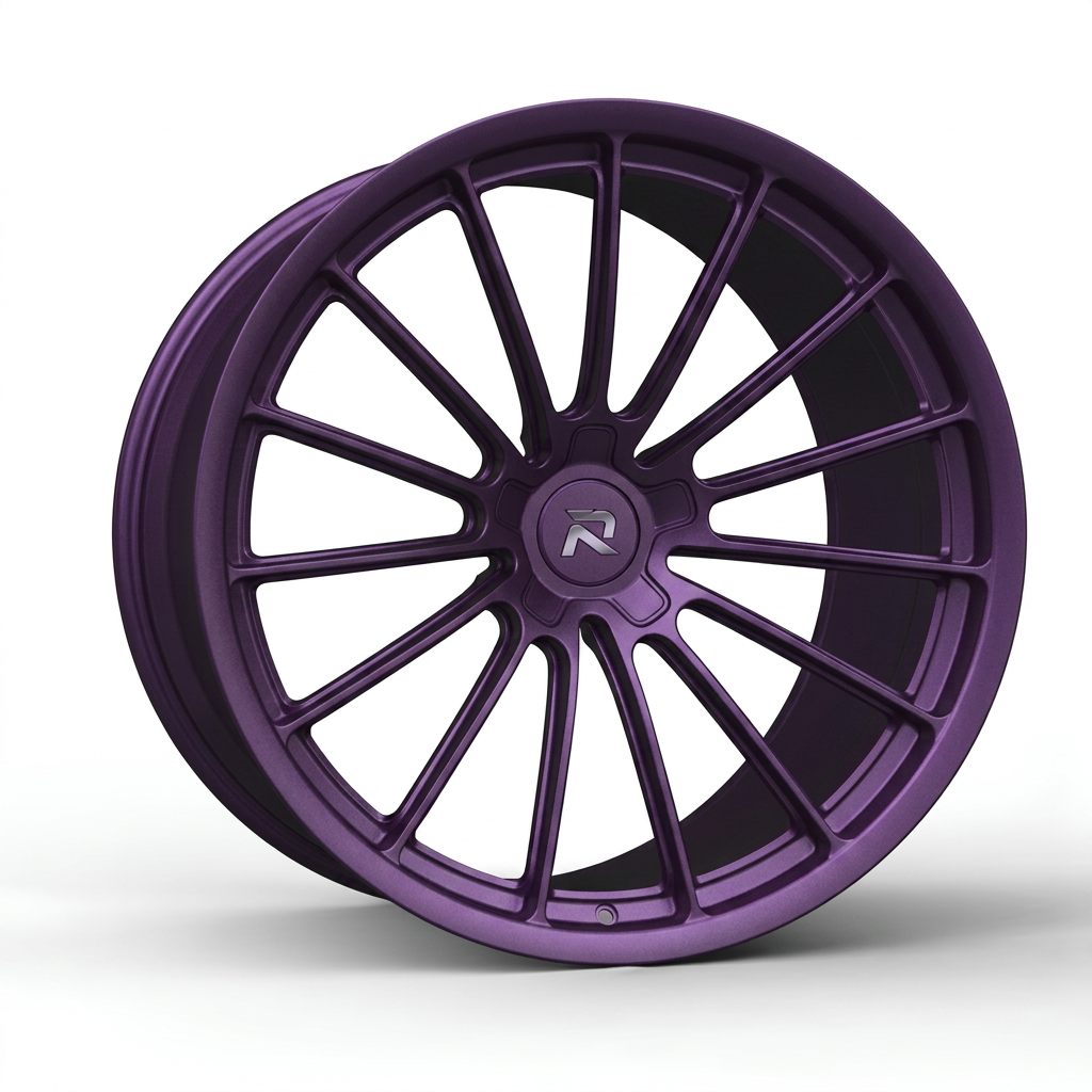 RZR CXCIV forged wheel — Satin Purple Metallic