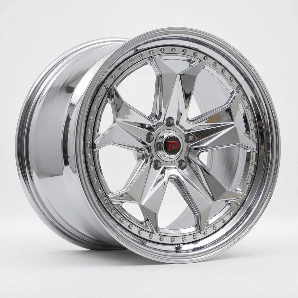 RZR XXXIV forged wheel — Full Polished Chrome