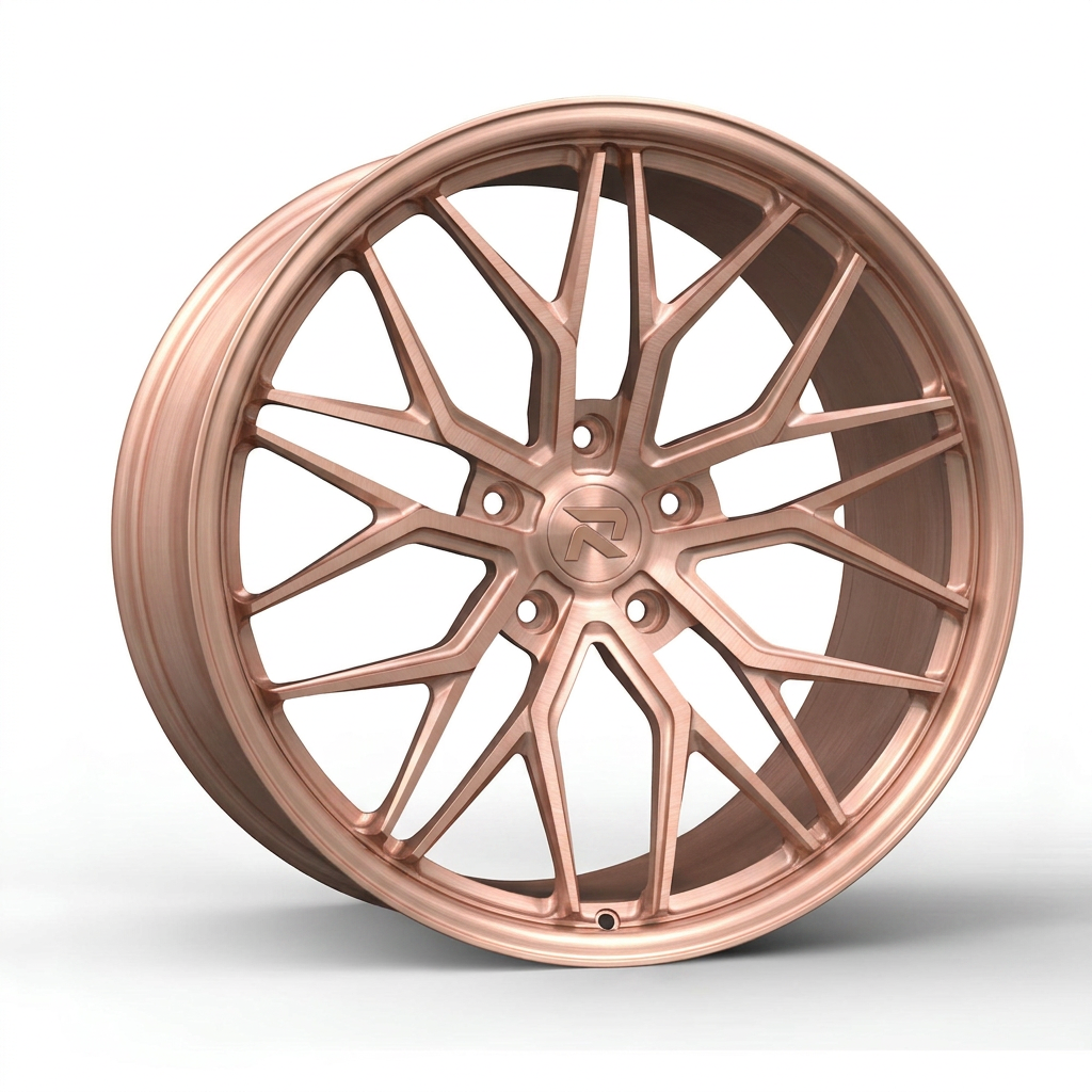 RZR CXXXI forged wheel — Brushed Rose Gold