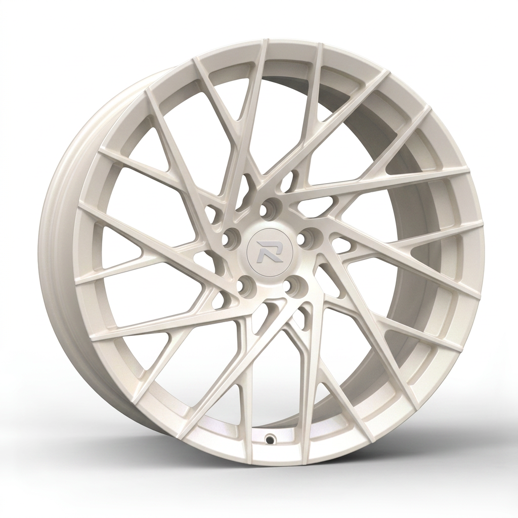 RZR CXV forged wheel — Satin White Pearl