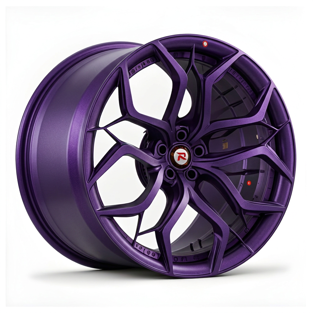 RZR XVIII forged wheel — Satin Purple Metallic