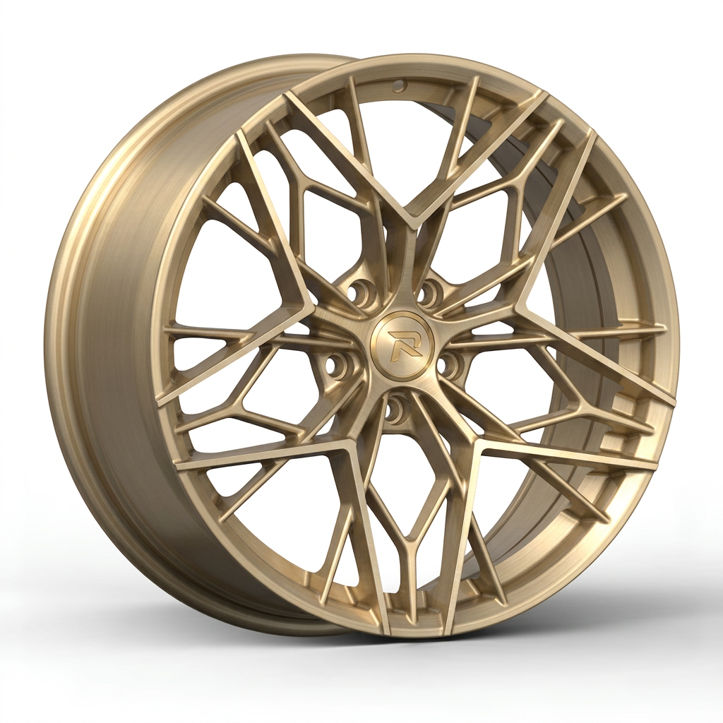 RZR CLVI forged wheel — Brushed Champagne Gold