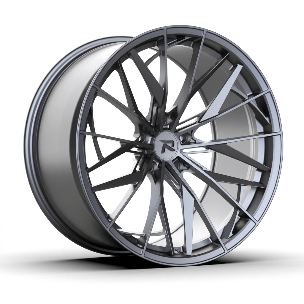 RZR CXXXIV forged wheel — Satin Titanium Grey