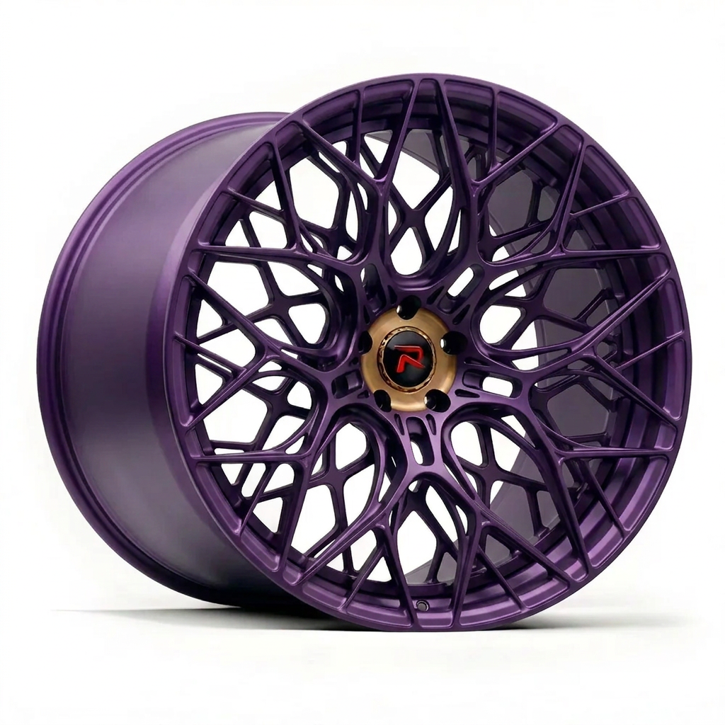 RZR LIII forged wheel — Satin Purple Metallic