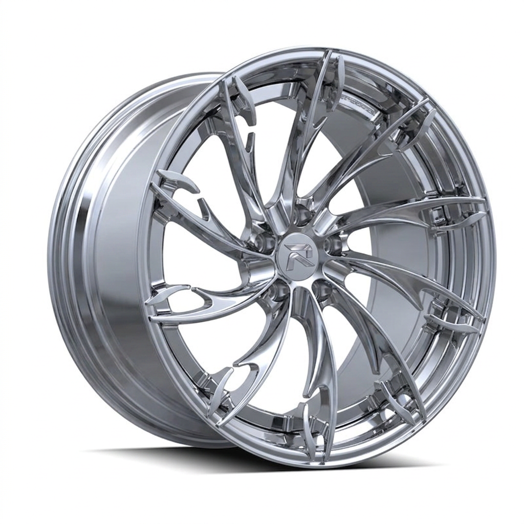 RZR CV forged wheel — Full Polished Chrome