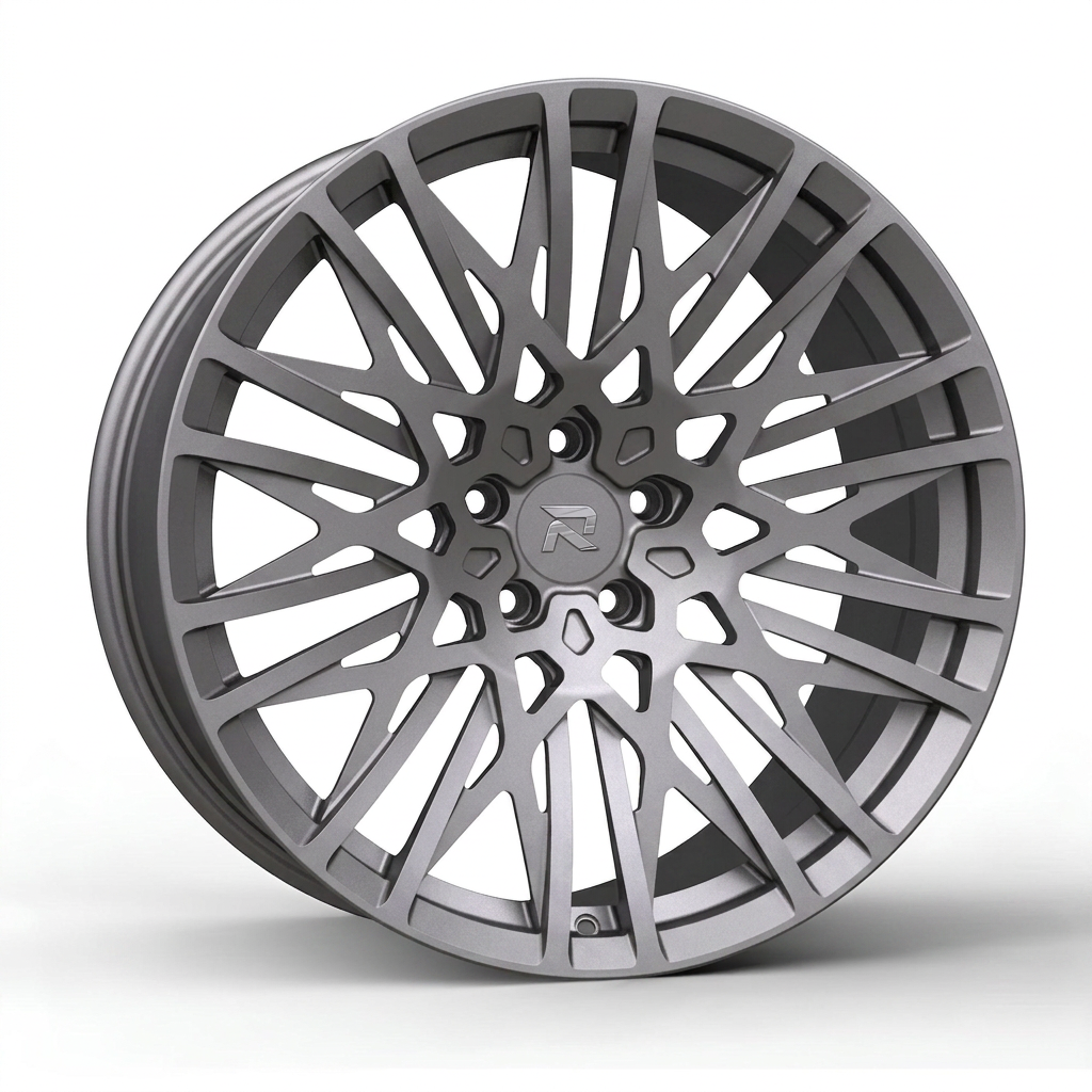 RZR CCVI forged wheel — Satin Titanium Grey