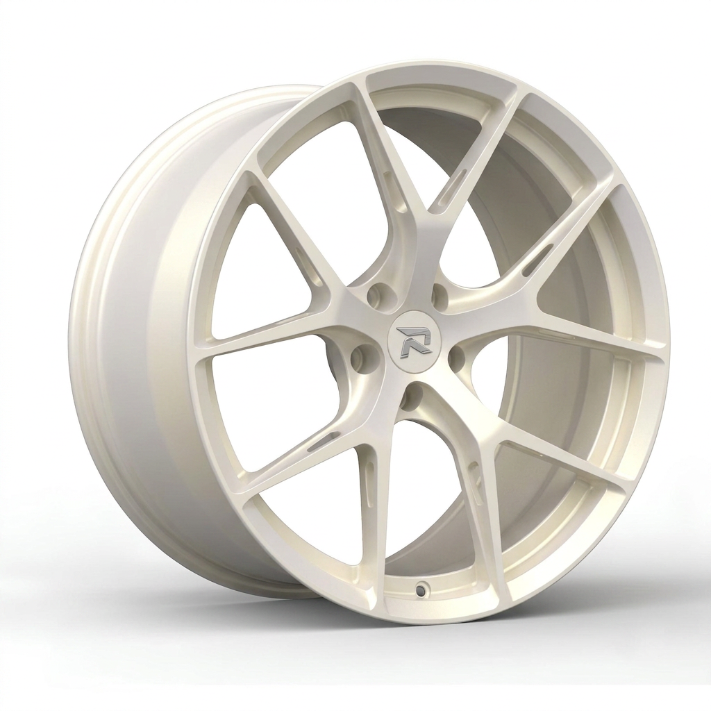 RZR CCI forged wheel — Satin White Pearl