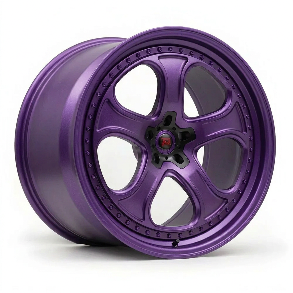 RZR XXVI forged wheel — Satin Purple Metallic