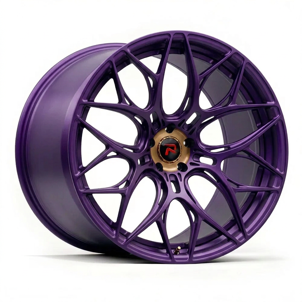 RZR LIV forged wheel — Satin Purple Metallic