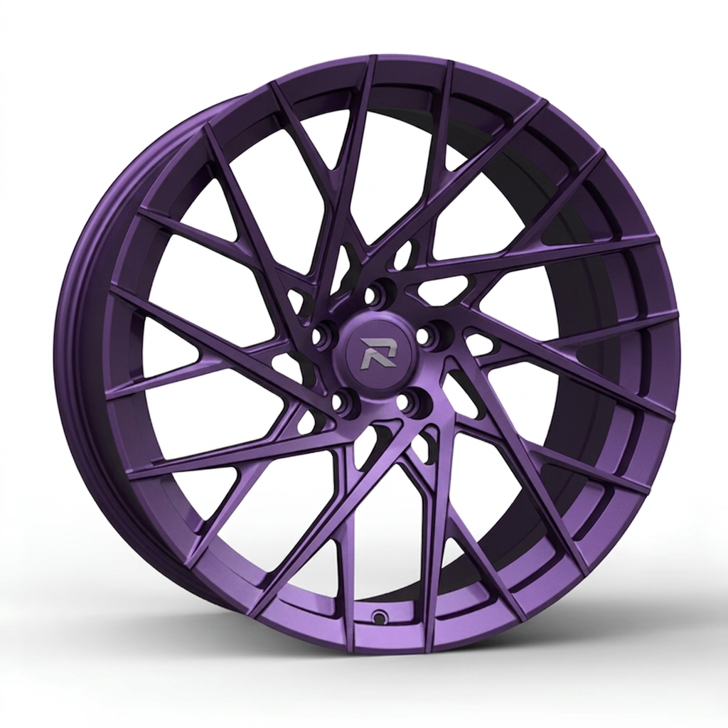 RZR CXV forged wheel — Satin Purple Metallic
