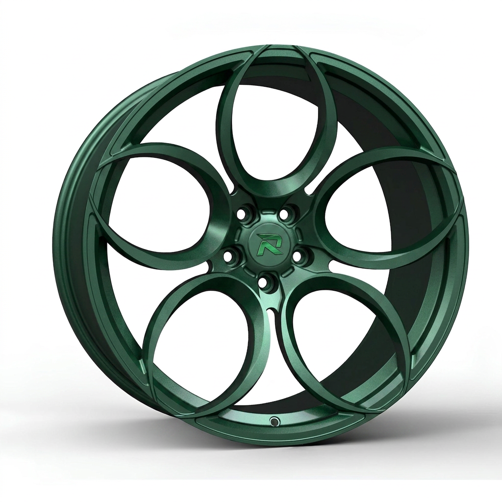 RZR CLXXXIX forged wheel — Satin Emerald Metallic