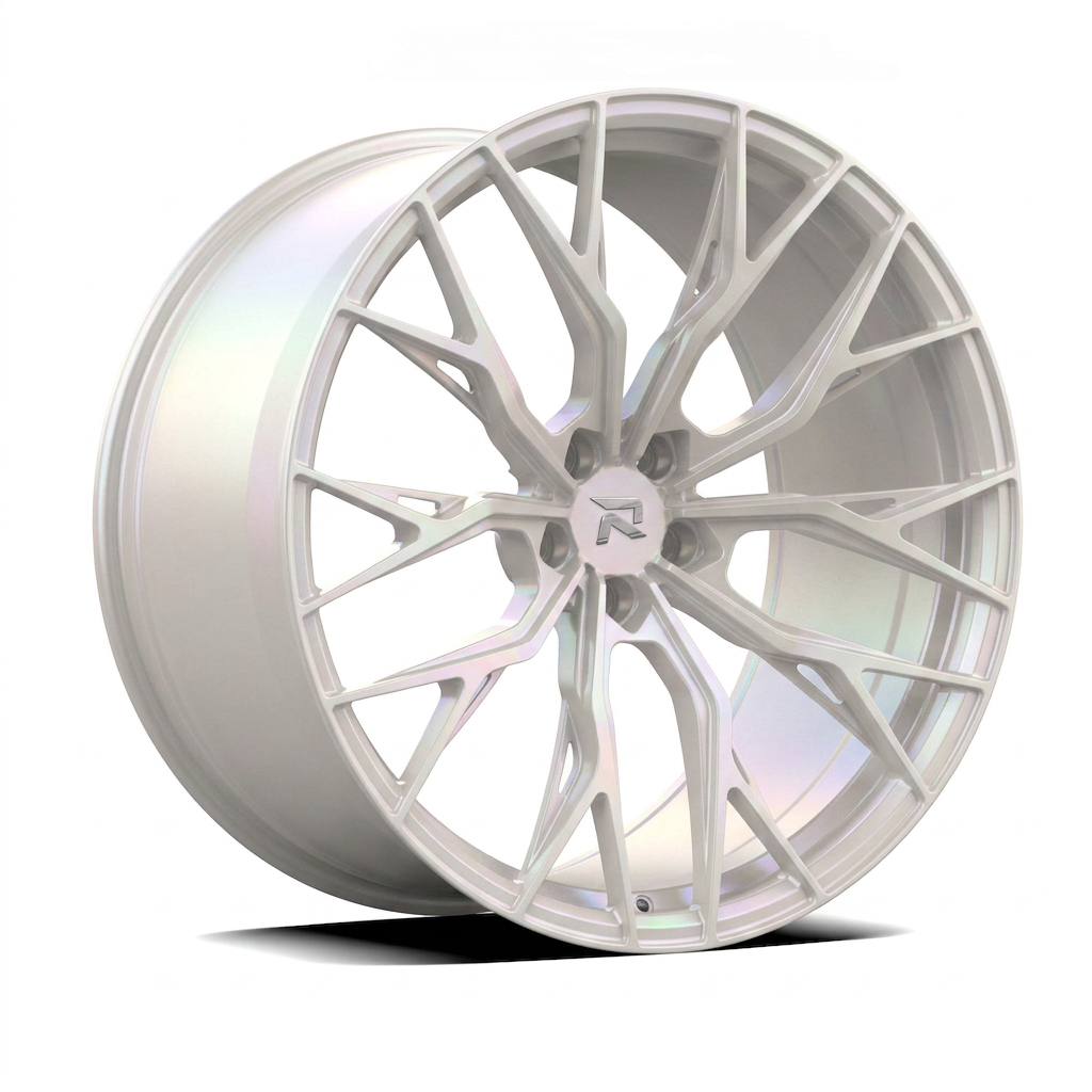RZR CCII forged wheel — Satin White Pearl