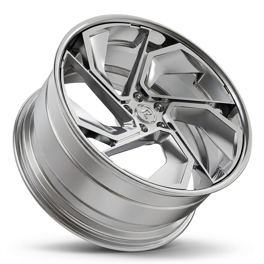 RZR X forged wheel — Full Polished Chrome