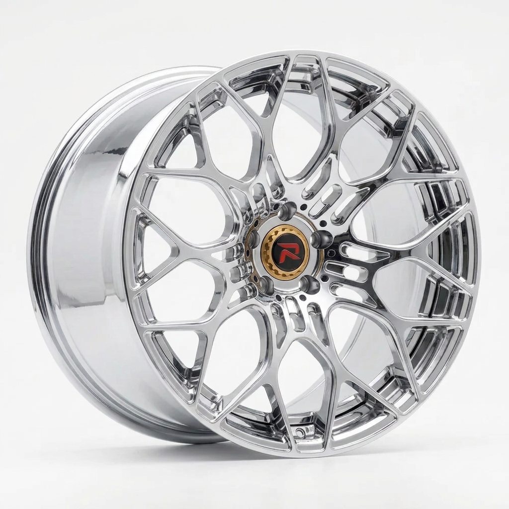 RZR XLV forged wheel — Full Polished Chrome