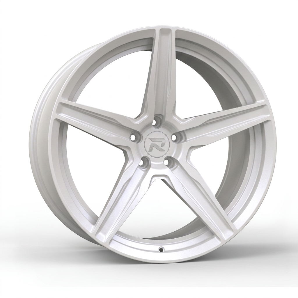 RZR CXXVIII forged wheel — Satin White Pearl