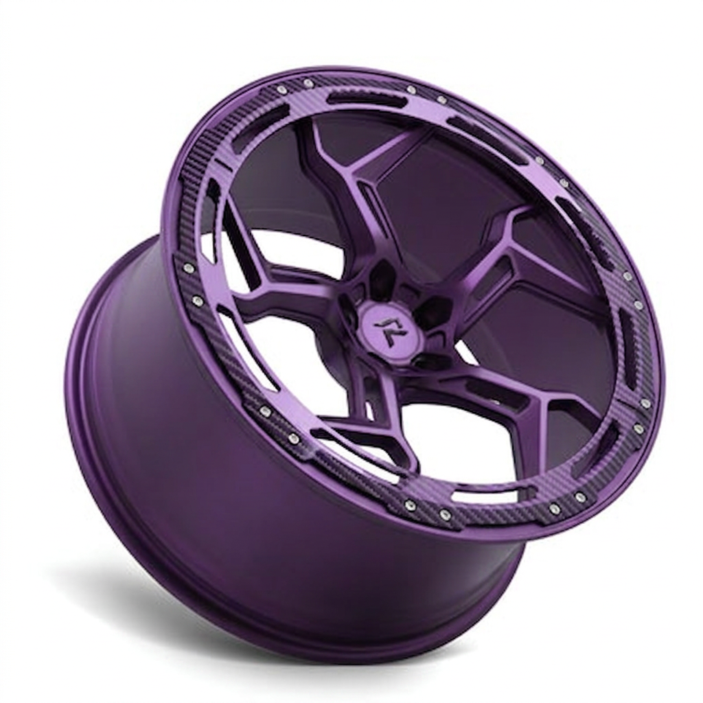 RZR LXXXVIII forged wheel — Satin Purple Metallic