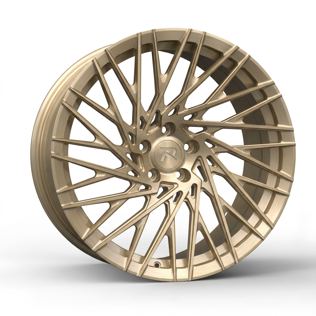 RZR CXCV forged wheel — Brushed Champagne Gold