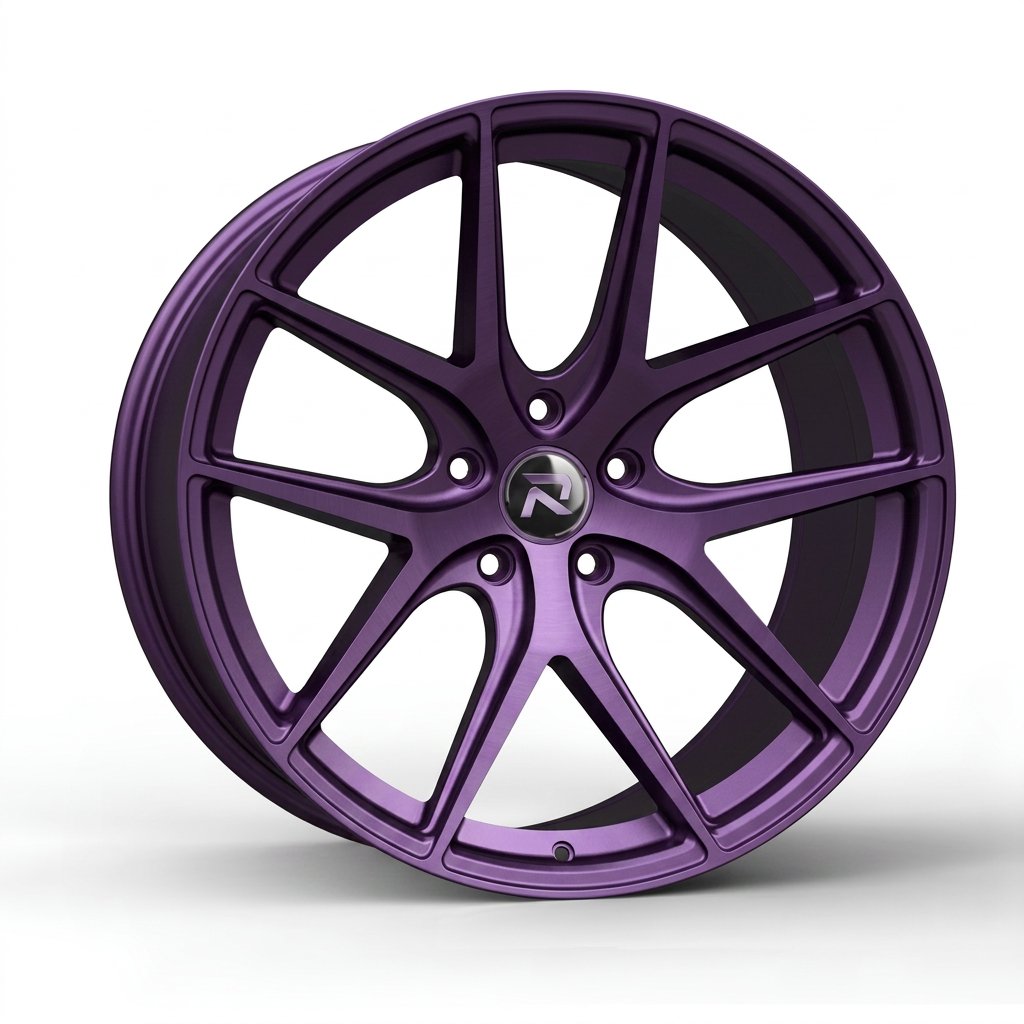 RZR CXCII forged wheel — Satin Purple Metallic