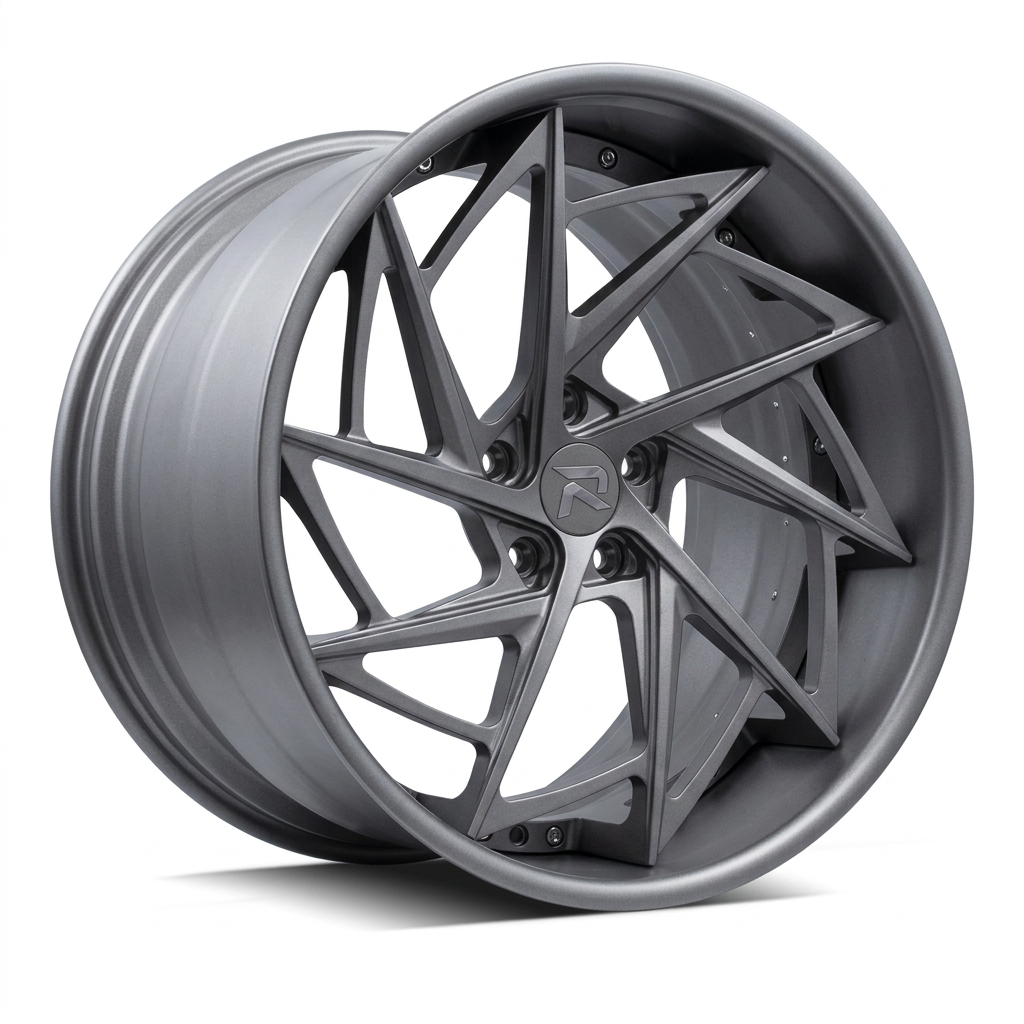 RZR XCVI forged wheel — Satin Gunmetal