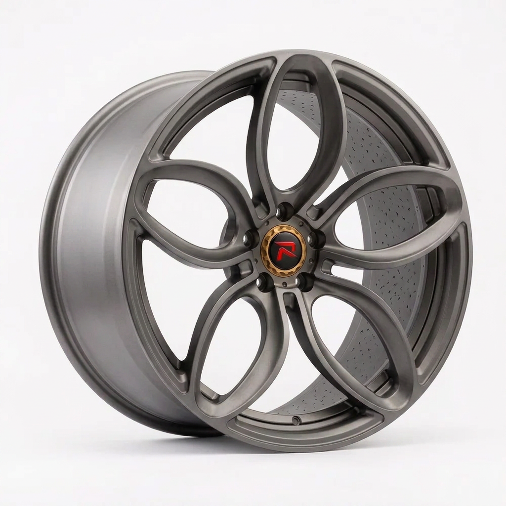 RZR XLVIII forged wheel — Satin Gunmetal