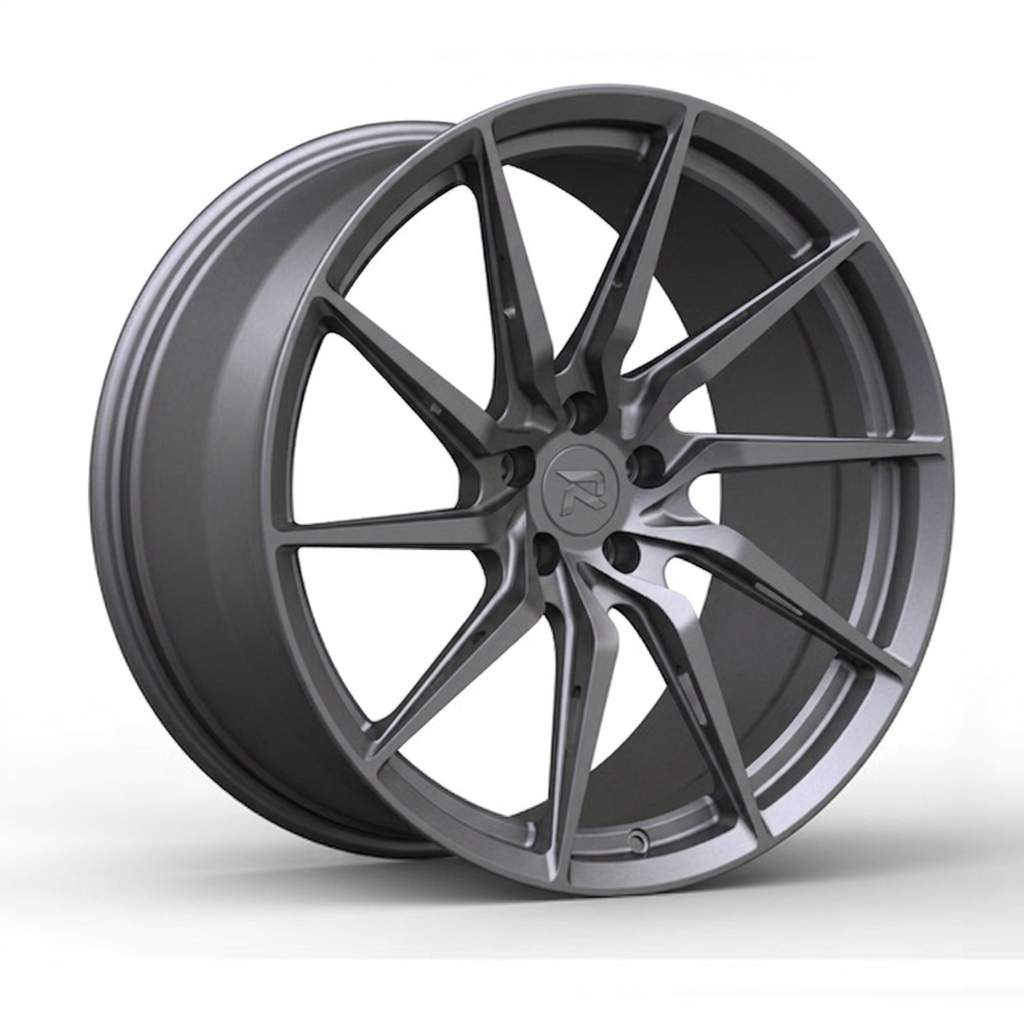 RZR CXLIV forged wheel — Satin Gunmetal