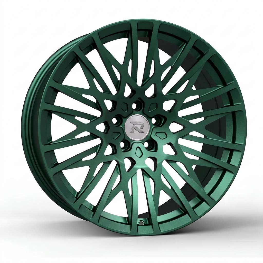 RZR CCVI forged wheel — Satin Emerald Metallic