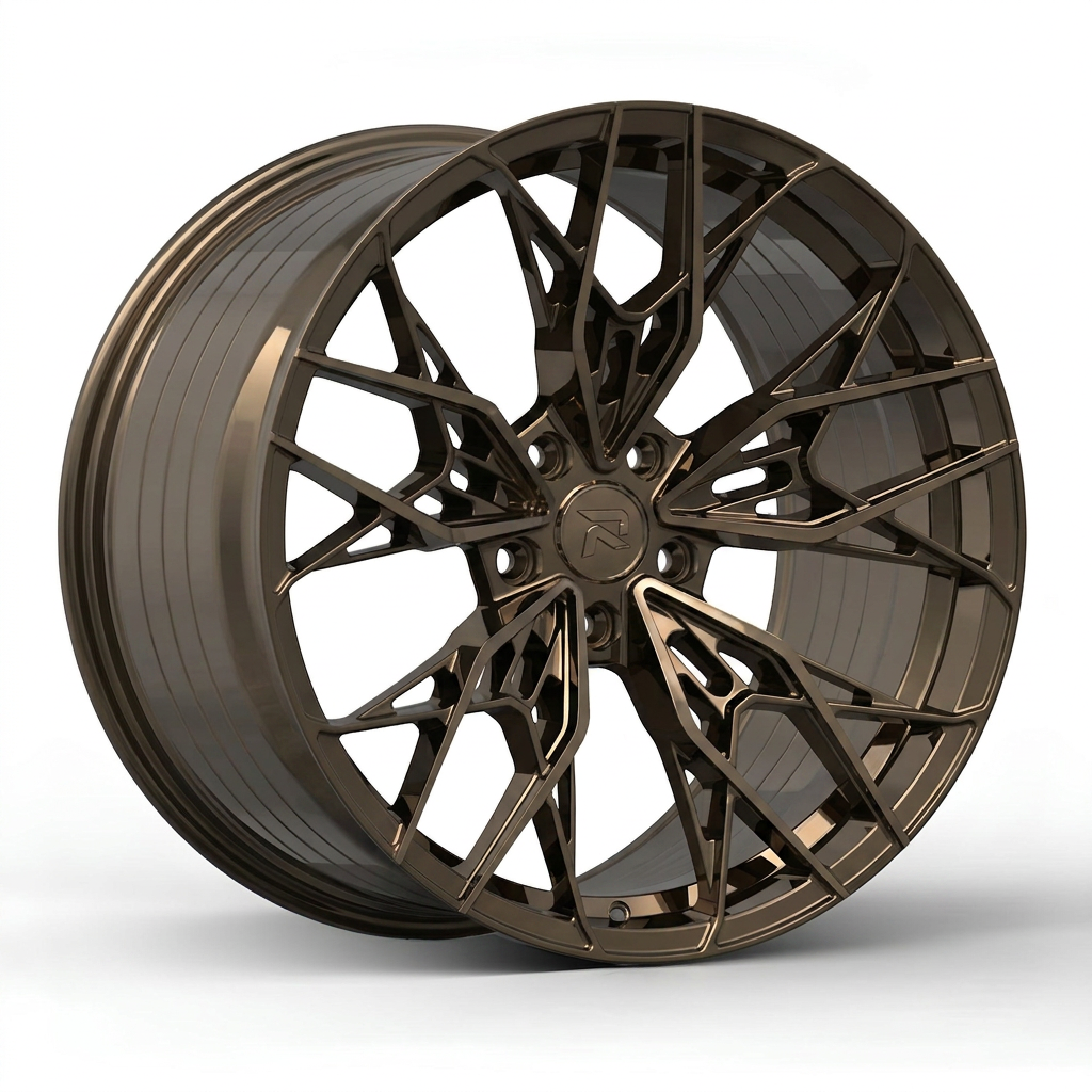 RZR CXXXVII forged wheel — Tinted Bronze Chrome