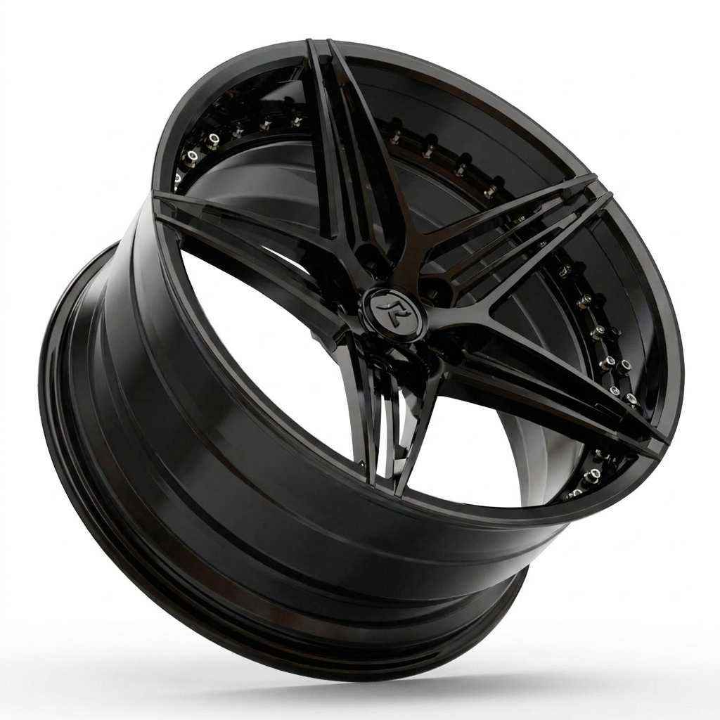 RZR VII forged wheel — Gloss Black