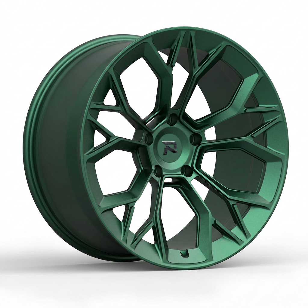 RZR CLIII forged wheel — Satin Emerald Metallic