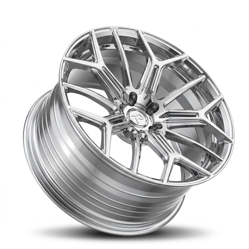 RZR LXXXVI forged wheel — Full Polished Chrome
