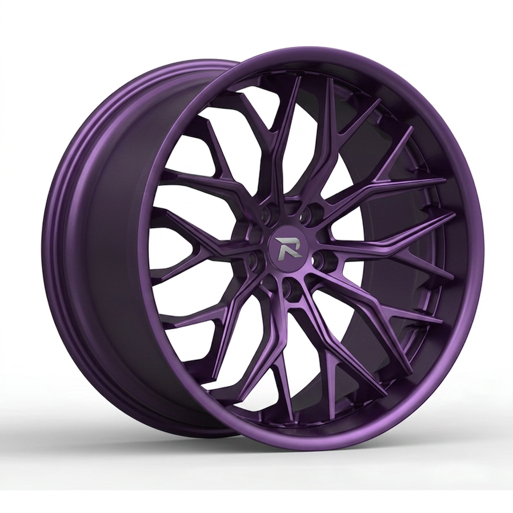 RZR CXCVI forged wheel — Satin Purple Metallic