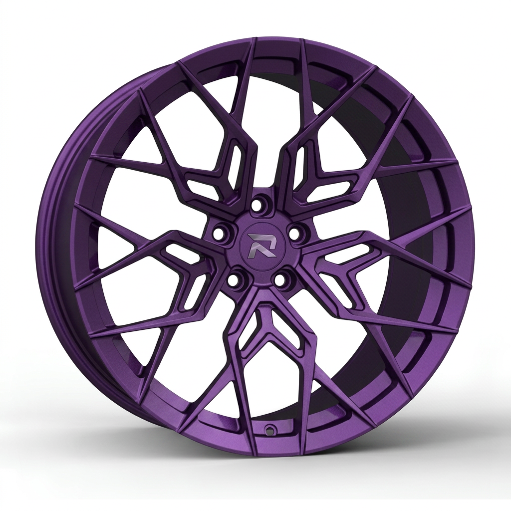 RZR CLXXI forged wheel — Satin Purple Metallic