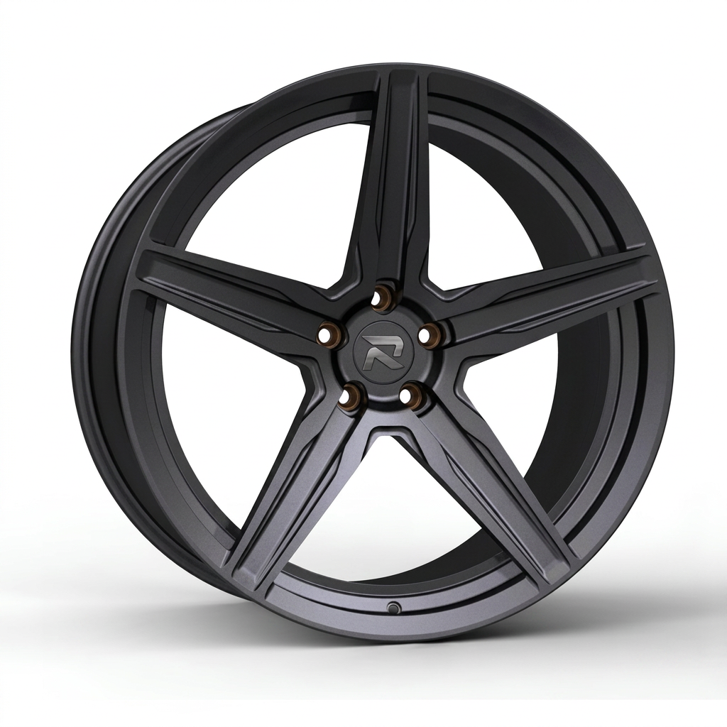 RZR CXXVIII forged wheel — Matte Anthracite / Bronze Hardware
