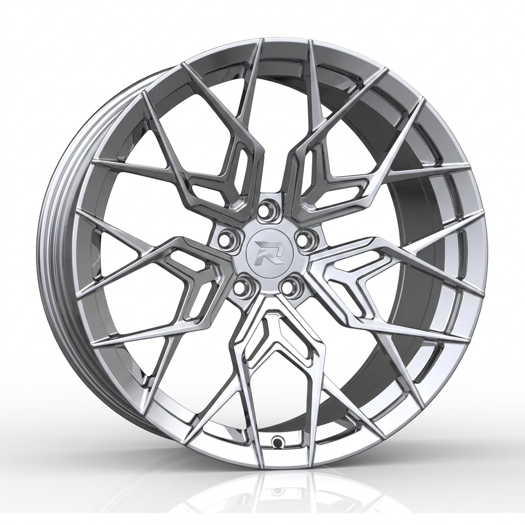 RZR CLXXI forged wheel — Full Polished Chrome