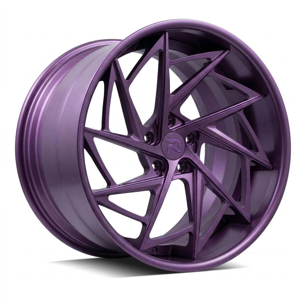 RZR XCVI forged wheel — Satin Purple Metallic