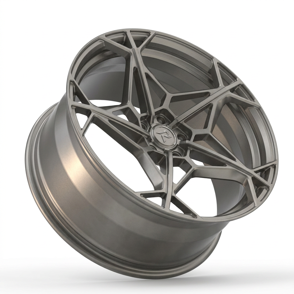 RZR XC forged wheel — Satin Titanium Grey