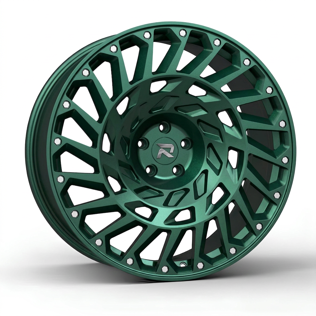 RZR CLXXIX forged wheel — Satin Emerald Metallic