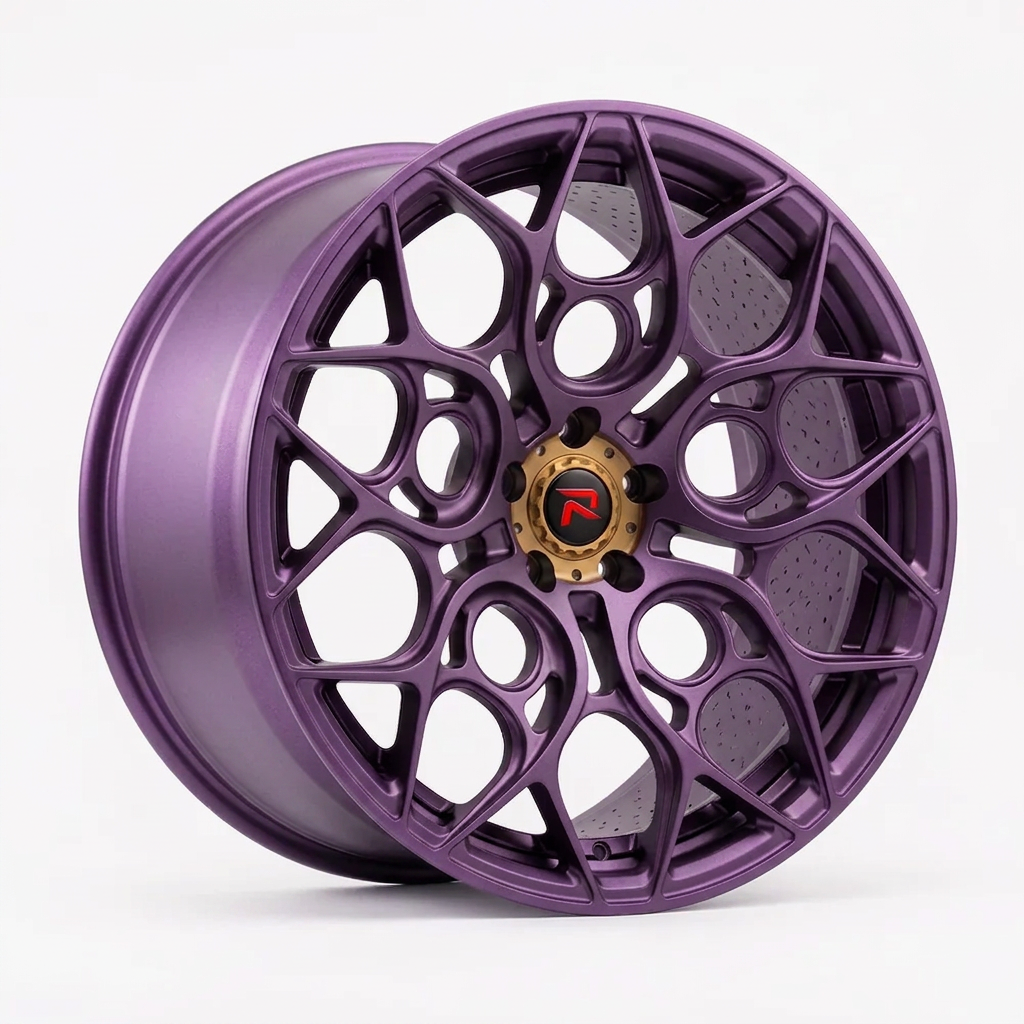 RZR XXXVI forged wheel — Satin Purple Metallic