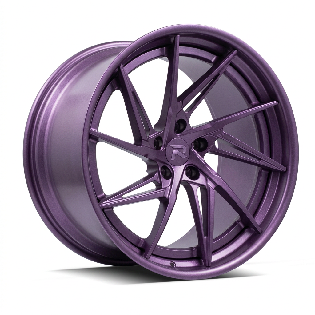 RZR XCIX forged wheel — Satin Purple Metallic