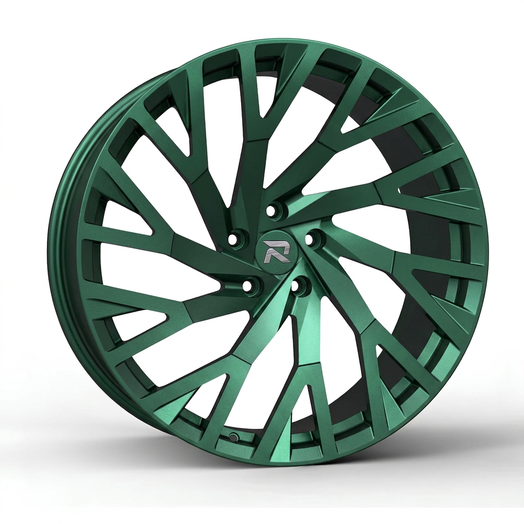 RZR CCV forged wheel — Satin Emerald Metallic